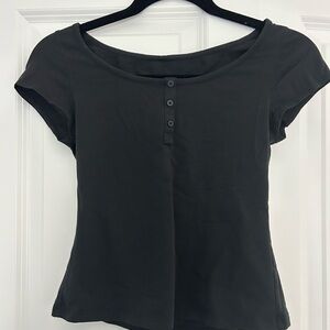 Lululemon Black Women's Henley Top